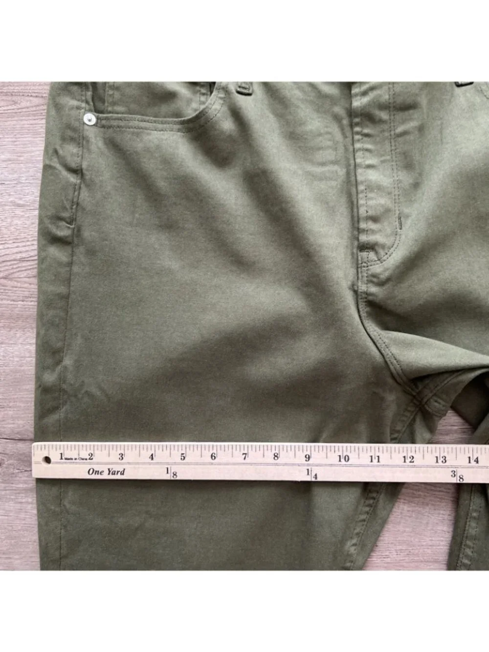 Gap High Rise Jegging Womens 20 Short Green Full Length NWT - Picture 10 of 16